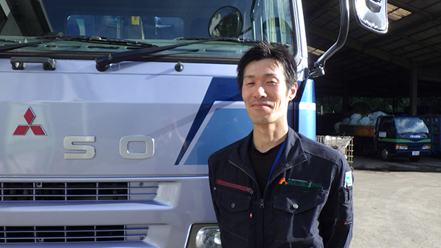 入社2年目 Y 収集運搬ドライバー(30代前半)
